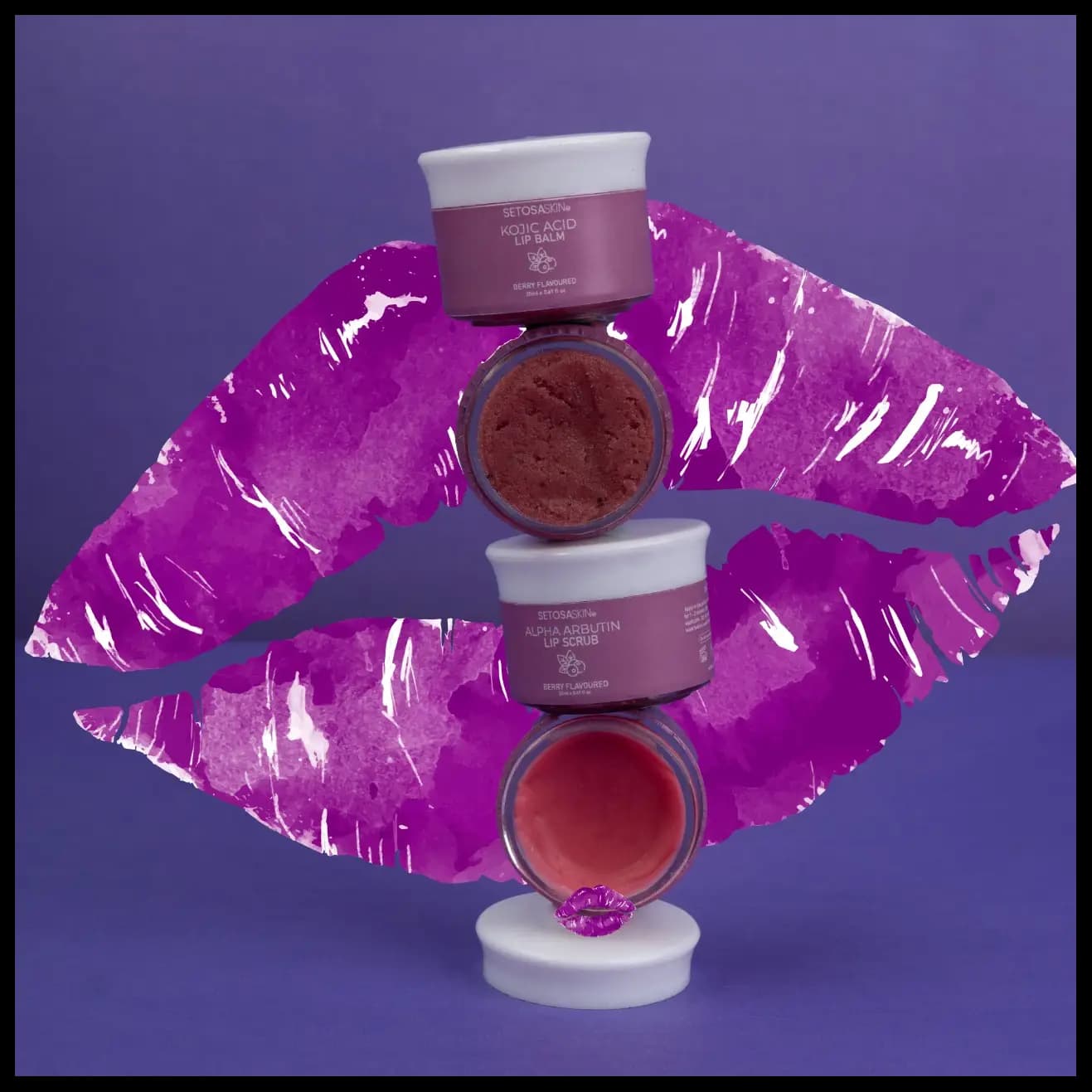 Dynamic duo- Kojic Acid Lip Balm & Alpha Arbutin Lip Scrub