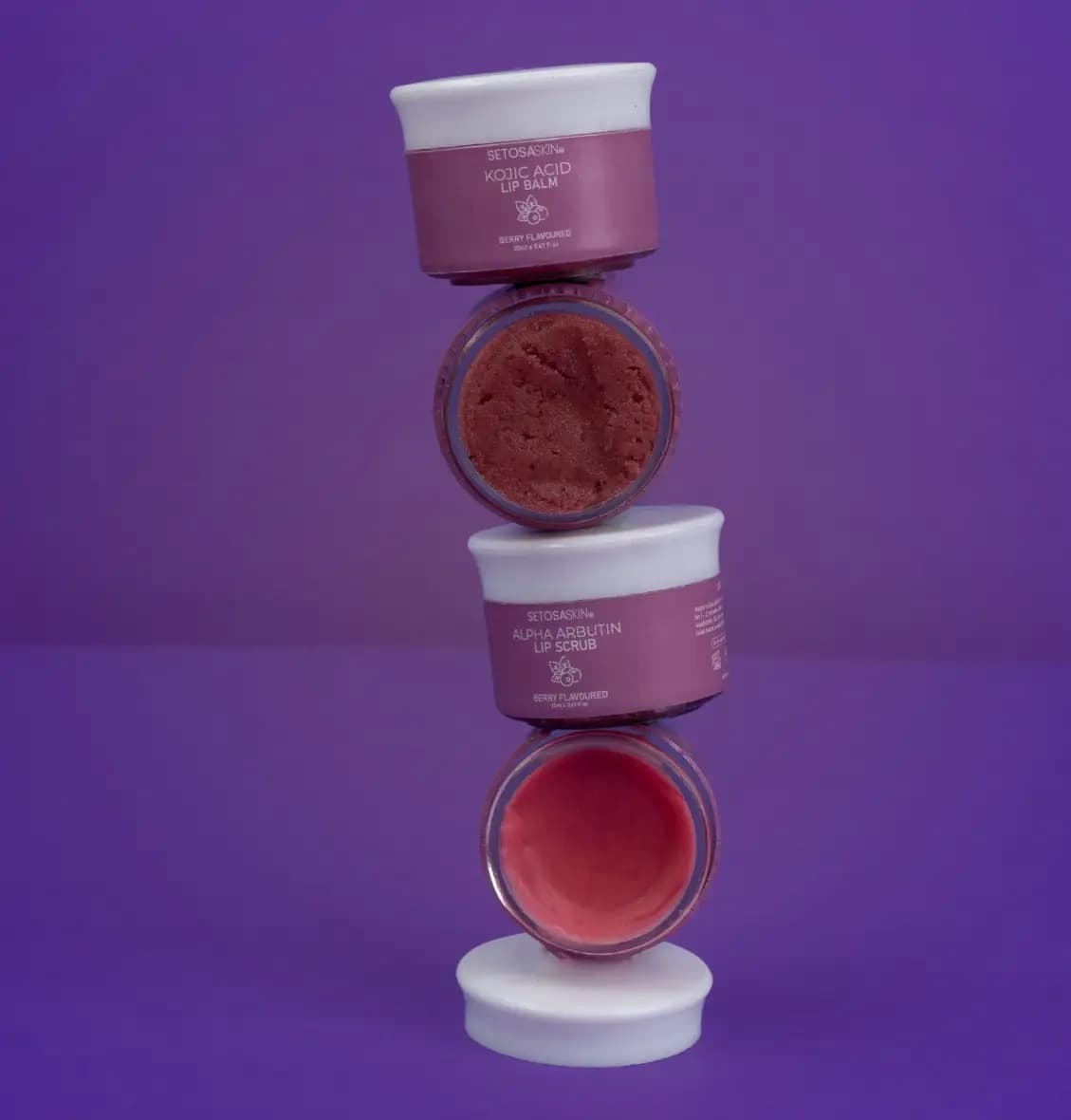 Dynamic duo- Kojic Acid Lip Balm & Alpha Arbutin Lip Scrub